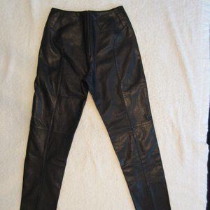 VERDUCCI VINTAGE LEATHER PANTS SIZE 10